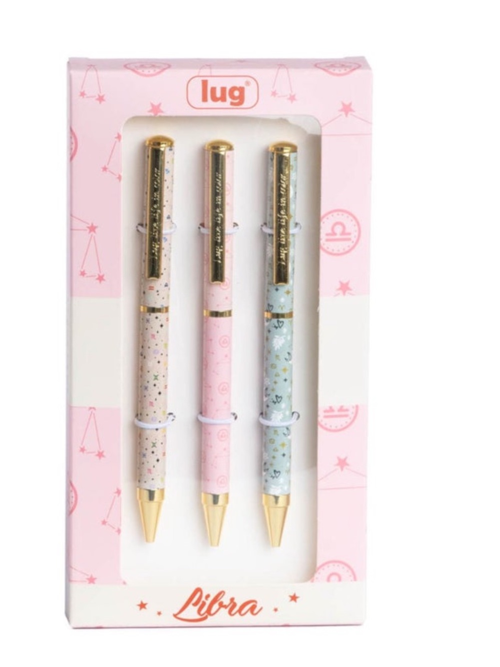 Lug Pens 3pk- Zodiac Libra